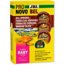 JBL Novo Bel flakes baby floating poikasruoka 3 x 10ml (parasta ennen 4.11.2025)