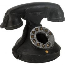 Musta puhelin koriste
