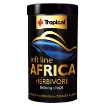 Tropical soft line Herbivore Sinking chips 250 ml